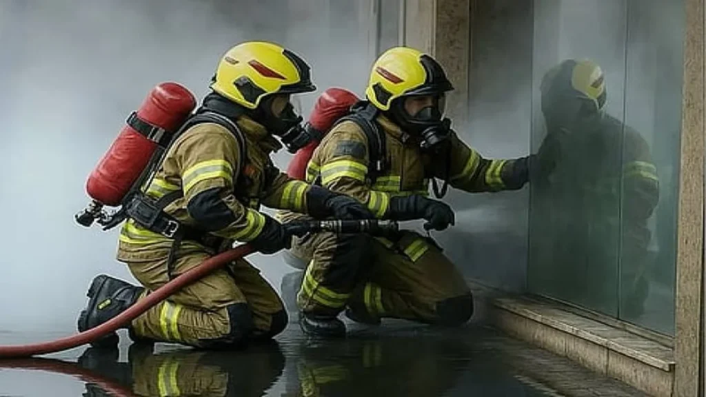 فرق الدفاع المدني تنجح في إخماد الحريق المندلع في إمارة الفجيرة